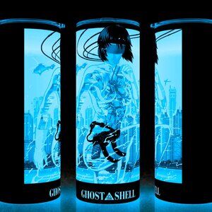 Glow in the Dark Ghost in the Shell Anime Cup Mug Tumbler 20oz